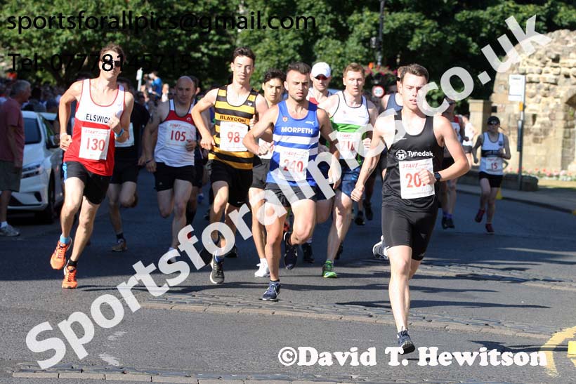 Hexham 10k, 2018 Hexham Half Marathon/10k5k. Photo: David T. Hewitson/Sports for All Pics